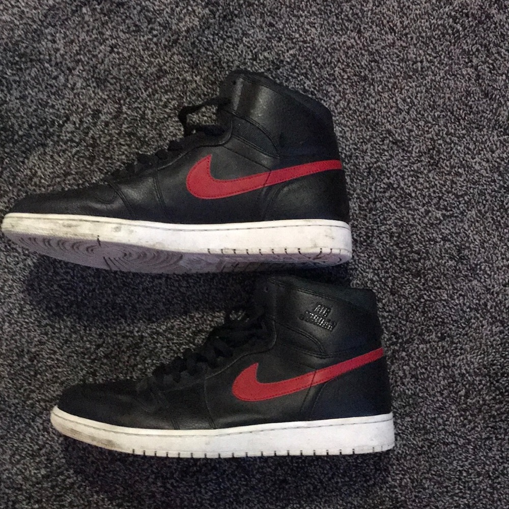 Air Jordan red and black